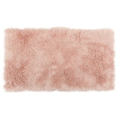 Dywan Skóra Patchwork 150 x 200 cm róż