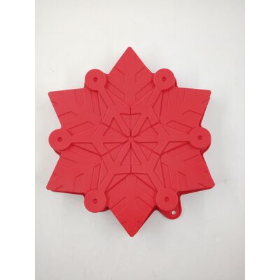 Forma do pieczenia silikonowa śnieżynka 28 x 24,5 x 4,5 cm