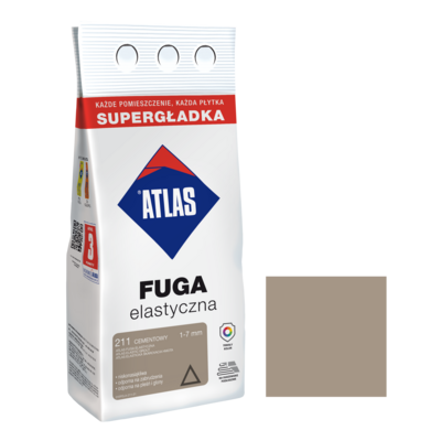 ATLAS Fuga elastyczna 211 cementowy 2 kg