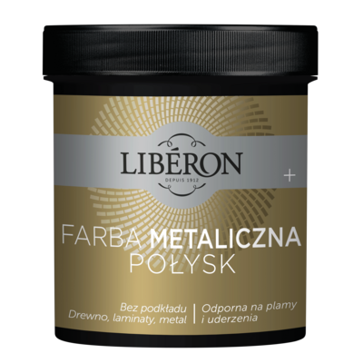 LIBERON Farba akrylowa METALICZNA 0,5 l cyna