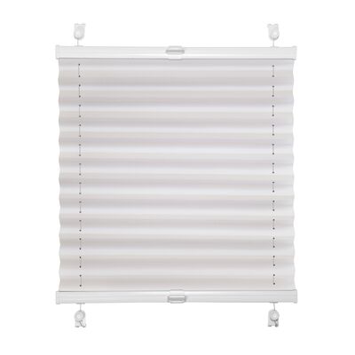 Roleta plisowana 100 x 150 cm biel