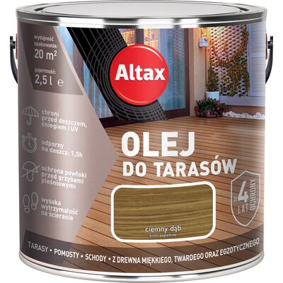 Altax Olej do tarasu 2,5 l Ciemny Dąb