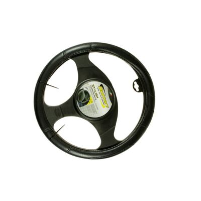 Pokrowiec na kierownicę BLACK 37/38 cm STYLISH