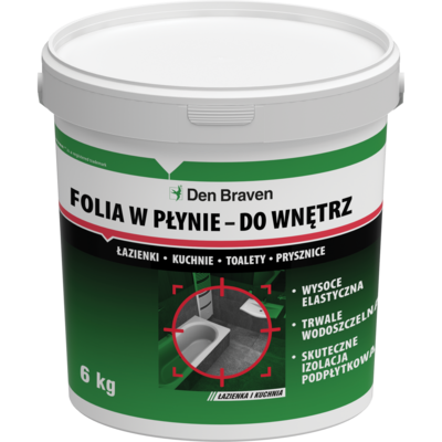 Folia w płynie do wewnątrz 6 kg Den Braven