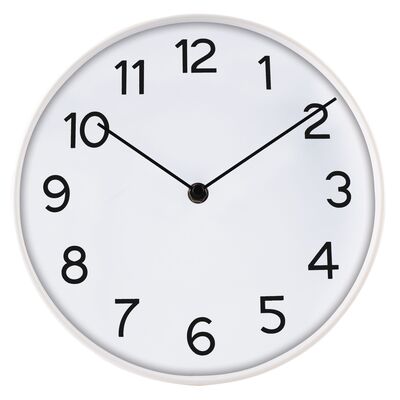 Zegar ścienny DEER 25 x 4,5 cm biały-MC