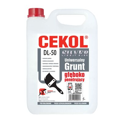 Cekol Uniwersalny grunt głęboko penetrujący DL-50 SILVER 10 litrów