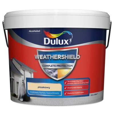 Dulux Farba elewacyjna WEATHERSHIELD COMPLETE piaskowy 10 l
