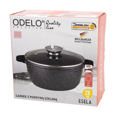 Garnek okrągły 28 cm GREBLON ESELA