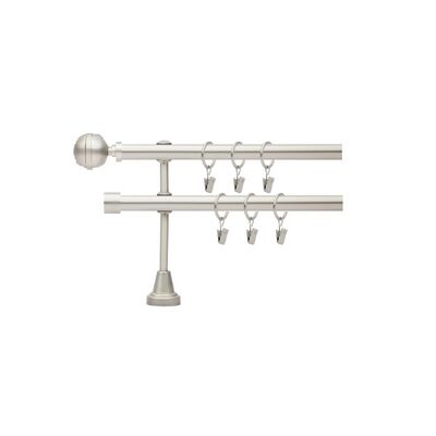 Karnisz podwójny Kula Lux 19 mm 200 cm satyna