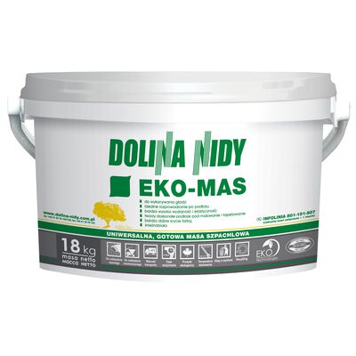 Masa szpachlowa Eko-mas uniwersalna Dolina Nidy 18 kg