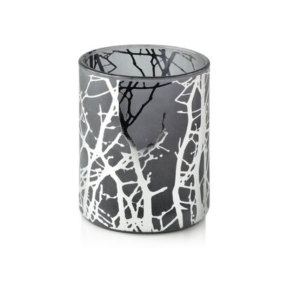 Świecznik ODETTE SILVER 8,8 x 10 cm