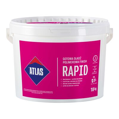 Atlas Gotowa gładź polimerowa  RAPID 18 kg