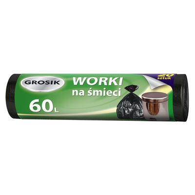 Worki na śmieci HD 60 l 20 sztuk