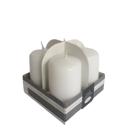 Świeca klasyczna pieńkowa 70/40 lakier biała