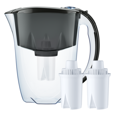 Dzbanek Ideal 2,8 l + 3 wkłady B15 Standard czarny