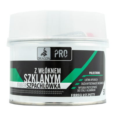 Dragon Szpachlówka Fiber z włóknem szklanym 500 g PRO