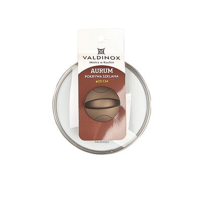 Pokrywa szklana 20 cm Valdinox Aurum