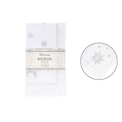 Bieżnik 37 x 175 cm ZH1M68-31 biały