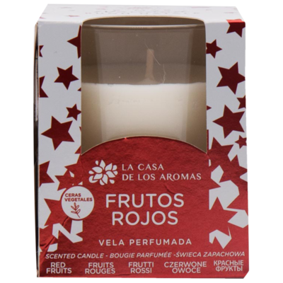 Świeca zapachowa w szkle LCA X-MAS 120 g czerwone owoce