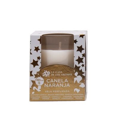 Świeca zapachowa w szkle LCA X-MAS 120 g cynamon / pomarańcza