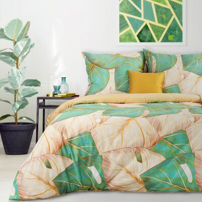 Pościel NELLY1 220 x 200 cm 70 x 80 cm/x2 beżowo-miętowy