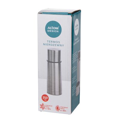 Termos nierdzewny 350 ml srebrny