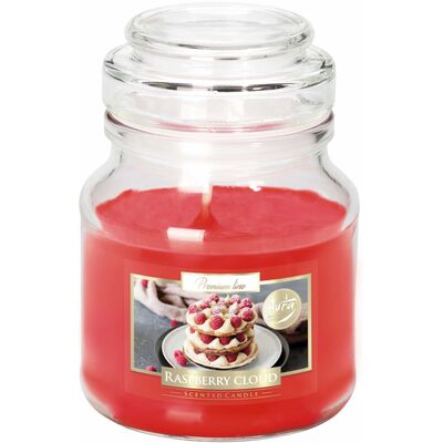 Świeca zapachowa w szkle SND71-329 malinowa chmurka BISPOL