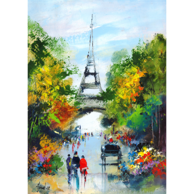 Obraz 50 x 70 cm Paryż