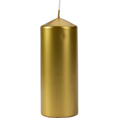 Świeca walec SW60/150-213 perłowy złoty BISPOL