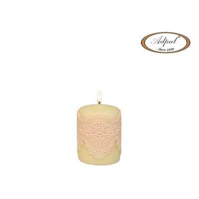 Świeca pieńkowa 100 x 70 koronka IV lakier matowy ecru