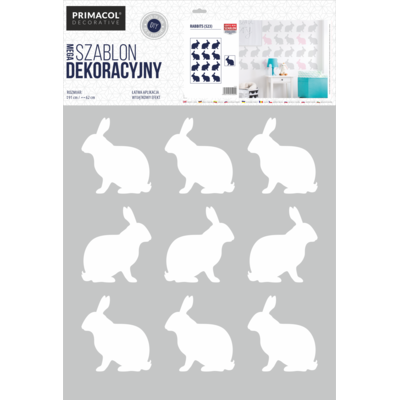 Primacol Szablon Mega nr 523 Rabbits Decorative