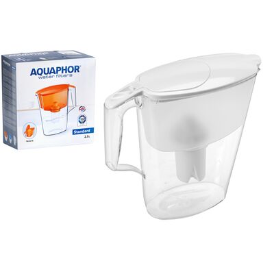 Dzbanek filtrujący 2,5 l STANDARD biały z wkładem filtrującym