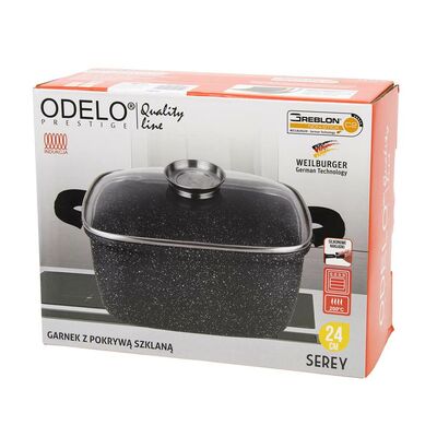 Garnek kwadratowy 24 cm GREBLON SEREY