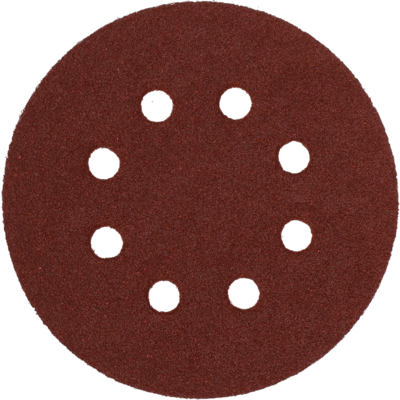 Krążek ścierny z rzepem z otworami 125 mm P60 5 szt. KRAFTLINE PRO