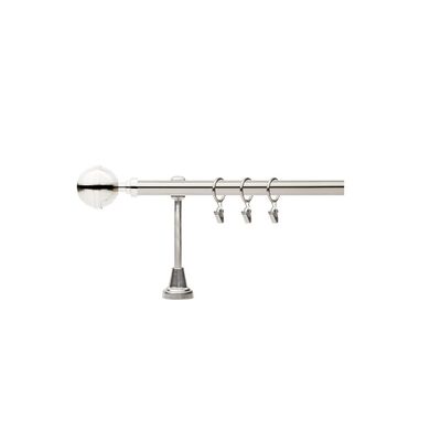 Karnisz pojedynczy Kalisto 19 mm 200 cm stal