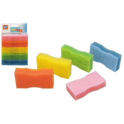 Gąbki do naczyń RAINBOW 5 szt.