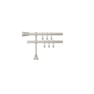 Karnisz podwójny Jonker 19 mm 200 cm satyna