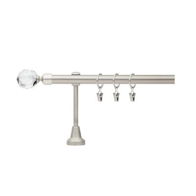 Karnisz pojedynczy Globe 19 mm 160 cm satyna