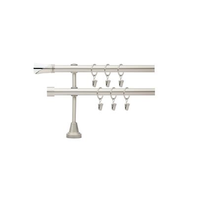 Karnisz podwójny Dunkan 19 mm 160 cm satyna