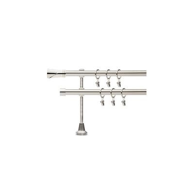 Karnisz podwójny Dunkan 19 mm 200 cm stal