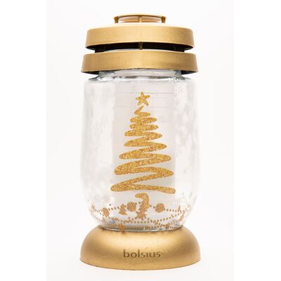 Lampion 3 S 06 złota choinka 22,4 cm 36h