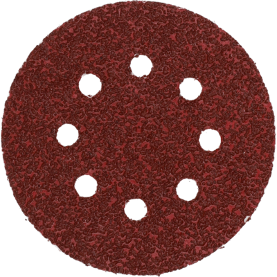 Krążek ścierny z rzepem z otworami 125 mm P24 5 szt. KRAFTLINE PRO