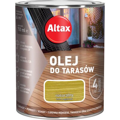 Altax Olej do tarasu 0,75 l Naturalny