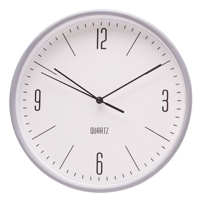Zegar ścienny PRIMARY 25 cm szary-MT