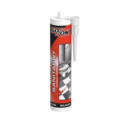 Silikon sanitarny 300 ml bezbarwny GO-ON