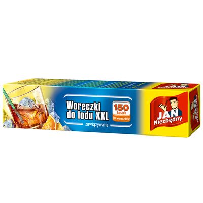 Woreczki do lodu duże pudełko 150 sztuk Jan Niezbędny