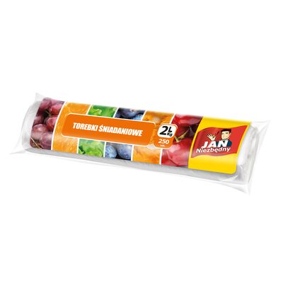 Torebki śniadaniowe 2 l 250 sztuk Jan Niezbędny