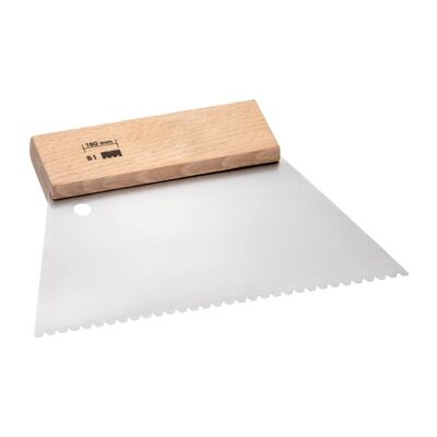 Szpachla zębata C1 180 mm stal