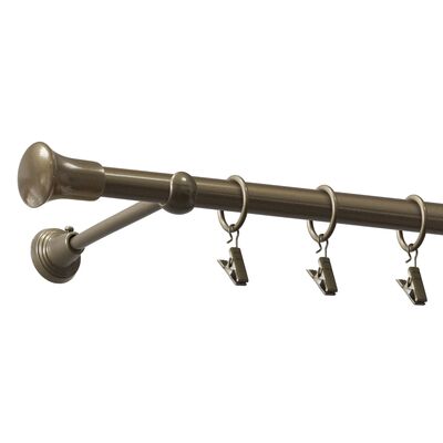 Karnisz pojedynczy GEM 200 cm 16 mm mosiądz