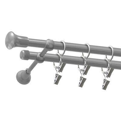 Karnisz podwójny GEM 200 cm 16 mm satyna